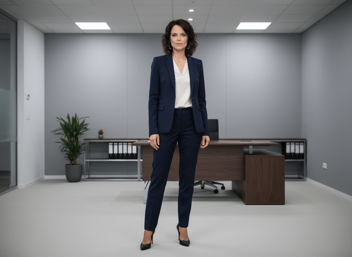 Klassischer Anzug in Marineblau